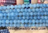 CCN5432 15 inches 8mm round candy jade beads Wholesale