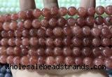 CCN5447 15 inches 8mm round candy jade beads Wholesale