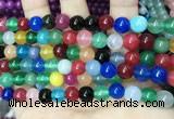 CCN5468 15 inches 8mm round candy jade beads Wholesale