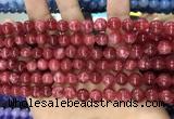 CCN5485 15 inches 8mm round candy jade beads Wholesale