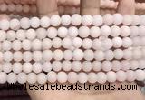 CCN5581 15 inches 8mm round matte candy jade beads Wholesale