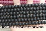 CCN5631 15 inches 8mm round matte candy jade beads Wholesale