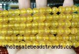 CCN5707 15 inches 8mm faceted round candy jade beads