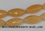 CCN571 15.5 inches 10*20mm marquise candy jade beads wholesale