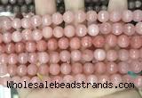 CCN5715 15 inches 8mm faceted round candy jade beads