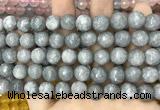 CCN5768 15 inches 10mm faceted round candy jade beads