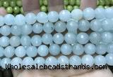 CCN5780 15 inches 10mm faceted round candy jade beads