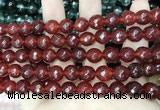 CCN5813 15 inches 10mm faceted round candy jade beads