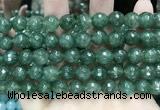 CCN5825 15 inches 10mm faceted round candy jade beads