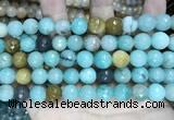 CCN5831 15 inches 10mm faceted round candy jade beads