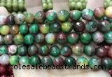 CCN5833 15 inches 10mm faceted round candy jade beads