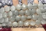 CCN5860 15 inches 15mm flat round candy jade beads Wholesale