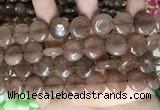 CCN5866 15 inches 15mm flat round candy jade beads Wholesale