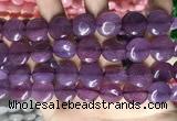 CCN5874 15 inches 15mm flat round candy jade beads Wholesale