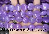 CCN5875 15 inches 15mm flat round candy jade beads Wholesale