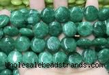 CCN5908 15 inches 15mm flat round candy jade beads Wholesale