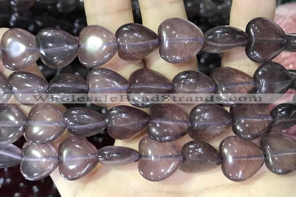 CCN5948 15 inches 14*14mm heart candy jade beads Wholesale