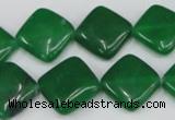 CCN600 15.5 inches 15*15mm diamond candy jade beads wholesale