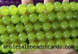 CCN6104 15.5 inches 12mm round candy jade beads Wholesale