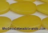 CCN616 15.5 inches 22*30mm twisted oval candy jade beads wholesale