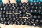 CCN6300 15.5 inches 8mm faceted round candy jade beads Wholesale