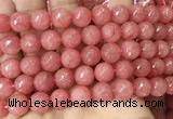 CCN6345 6mm, 8mm, 10mm, 12mm & 14mm faceted round candy jade beads