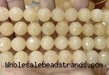 CCN6349 6mm, 8mm, 10mm, 12mm & 14mm faceted round candy jade beads