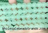 CCN6365 15.5 inches 6mm, 8mm, 10mm & 12mm round matte candy jade beads