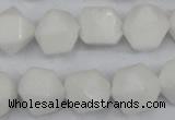 CCN660 15.5 inches 15*15mm faceted nuggets candy jade beads