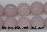 CCN676 15.5 inches 16mm carved round candy jade beads wholesale