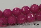 CCN754 15.5 inches 4mm faceted round candy jade beads wholesale