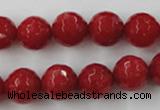 CCN756 15.5 inches 4mm faceted round candy jade beads wholesale