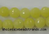 CCN759 15.5 inches 4mm faceted round candy jade beads wholesale