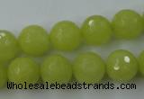 CCN760 15.5 inches 4mm faceted round candy jade beads wholesale