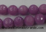 CCN761 15.5 inches 4mm faceted round candy jade beads wholesale