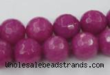 CCN772 15.5 inches 6mm faceted round candy jade beads wholesale