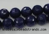 CCN782 15.5 inches 6mm faceted round candy jade beads wholesale