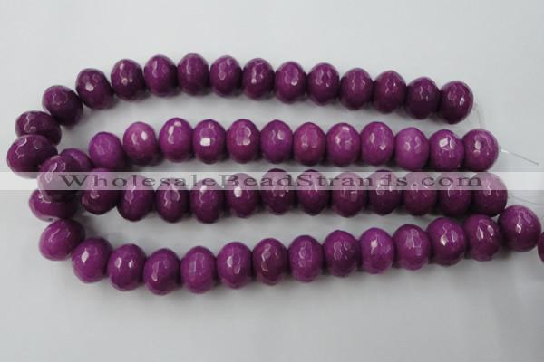 CCN946 15.5 inches 14*18mm faceted rondelle candy jade beads