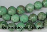 CCO103 15.5 inches 10mm round dyed natural chrysotine beads