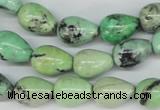 CCO21 15.5 inches 10*14mm teardrop natural chrysotine beads