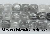 CCQ193 15.5 inches 10*10mm square cloudy quartz beads wholesale