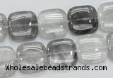 CCQ195 15.5 inches 15*15mm square cloudy quartz beads wholesale