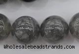 CCQ283 15.5 inches 20mm round cloudy quartz beads wholesale