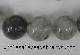 CCQ306 15.5 inches 16mm round cloudy quartz beads wholesale