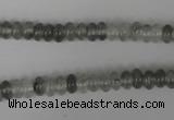 CCQ325 15.5 inches 4*6mm rondelle cloudy quartz beads wholesale