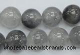 CCQ54 15.5 inches 14mm round cloudy quartz beads wholesale