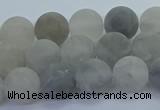 CCQ562 15.5 inches 8mm round matte cloudy quartz beads wholesale