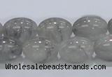 CCQ82 15.5 inches 13*18mm rice cloudy quartz beads wholesale