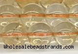 CCR347 15.5 inches 10mm round natural citrine beads wholesale