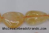 CCR350 15.5 inches 13*18mm - 20*25mm freeform natural citrine beads